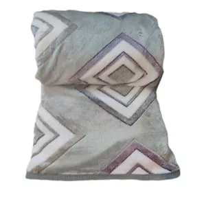 پتو مسافرتی مدل شب نما هندسی سایز 220x200 سانتی متر 3am