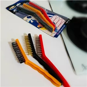 مسواک سیمی 3 تایی بزرگ ،فرچه سیمی، برس سیمی ، برس سه تایی فلزی، فرچه گاز، فرچه شستشو