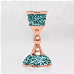 شمعدان کوچک فیروزه