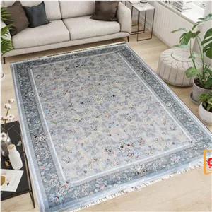 فرش ماشینی طرح جدید9متری700شانه نقشه شاهان رنگ فیلی تراکم2550