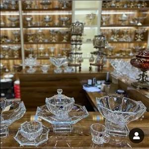 سرویس کریستال استیج جنس درجه یک خارجی کار چین 12نفره سرویس 12نفره پذیرایی