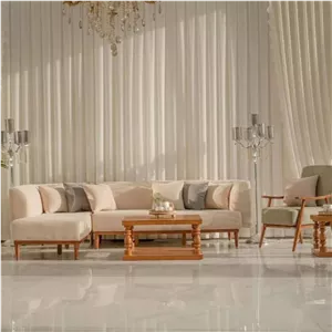 مبل راحتی مدل ال کاپر مینیمال با رنگ بندی مختلف چوب روس 