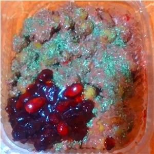 زیتون پرروده گردو وانار سرخ یک کیلویی گیلان.رشت