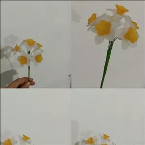 شاخه گل نرگس 6 شکوفه