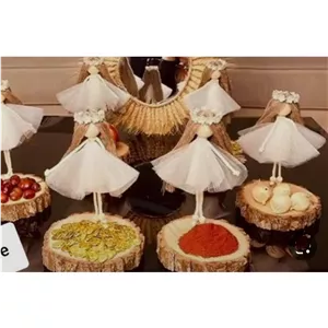 هفت سین عروسک فرشته مکرومه ای در هر رنگ و مدل و سایری که بخواهید