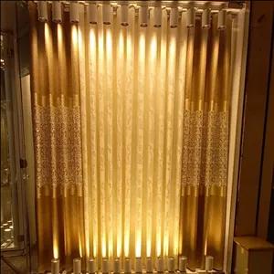 پرده پانچ مخمل شانل ترکیه ای همراه با نگین وسط حاشیه تراکم بالا  کد178.3