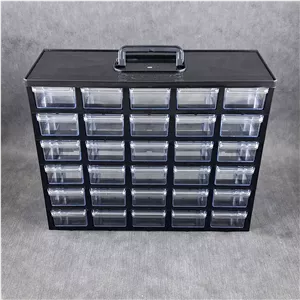 جعبه ابزار و قطعات 30 کشو کیان تکنیک-مشکی