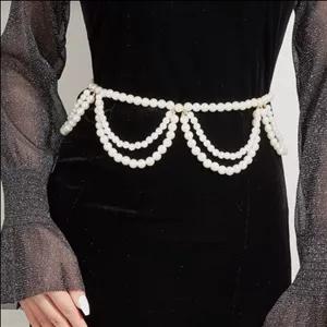 کمربند مرواریدی شیک و زیبا مجلسی