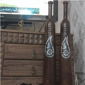 میل باستانی وزن جفت باهم 6کیلو ارتفاع کل65سانت مناسب افراد سبک وزن (پس کرایه)