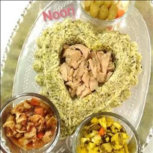 سبزی پلو لوکس با تن ماهی شیلتون 180 گرمی هزینه ارسال پس کرایه 