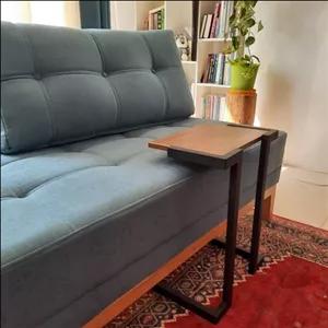 گل میز ناری جهت پذیرایی و استند و مناسب میز لپتاپ ترکیب فلز و ام دی اف