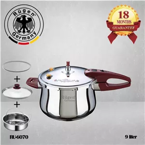 زودپز 9 لیتری روگن مدل RU-6070 اصلی با 18 ماه گارانتی رایگان 