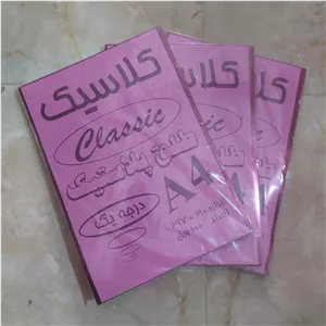 طلق شفاف صورتی 