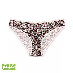 شورت کوزا اسلیپ پلنگی سفید سه رنگ تیره یک عددی