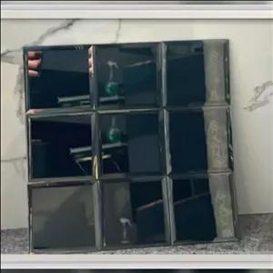 تایل آینه ای کد T6003،ابعاد30در30 cm پشت چسبدار کاملآ نسوز و ضدآب (پس کرایه)