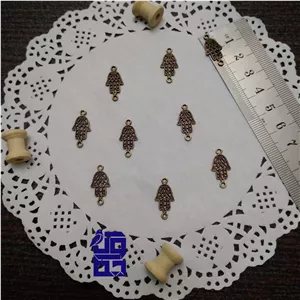 خرجکار برنزی دو حلقه طرح دست پک 5 عددی