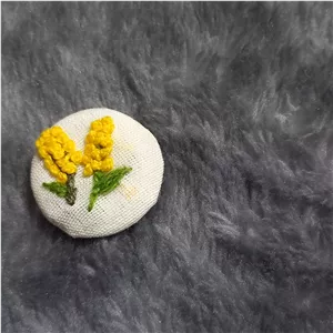 دکمه گلدوزی شده پالتویی(سایز 2)کد 4