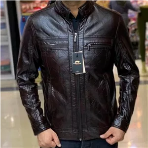کاپشن چرم کلاسیک فوق العاده شیک و با کیفیت 
