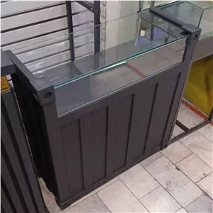 میز پیشخوان بالاشیشه(پسکرایه) 