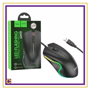 موس گیمینگ هوکو Hoco مدل GM19 همرا با قابلیت نور های RGB ، دارای گارانتی اصلی