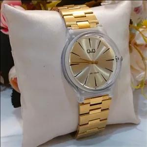 ساعت مچی کیو اند کیو مدل سواچ کد VS50J001Y اورجینال طلایی