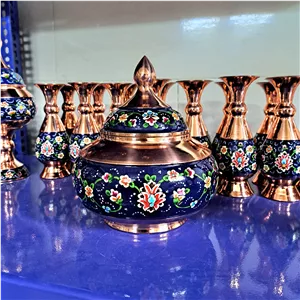 قندان مس و پرداز سایز بزرگ ارسال رایگان 