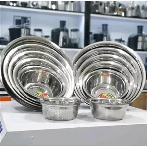 ست آبکش و لگن12پارچه یونیک(اصلی)ضد زنگ ست آبکش لگن یونیک