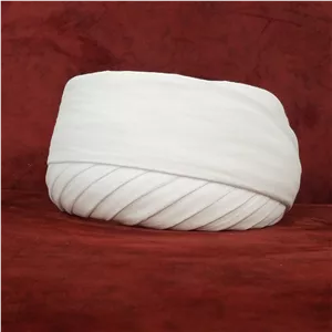 عمامه پیچیده 11 متری وال هندی 6محل درجه 1 سفید (ارسال رایگان)