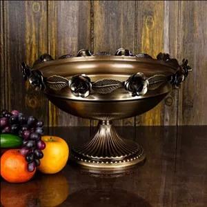 میوه خوری برنزی میوه خوری آنتیک میوه خوری گلبرگ میوه خوری خاتم میوه دان گلبرگ میوه دان آنتیک میوه دان برنزی 