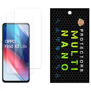 محافظ صفحه نمایش مولتی نانو مدل X-S2N مناسب برای گوشی موبایل اپو Find X3 Lite بسته دو عددی