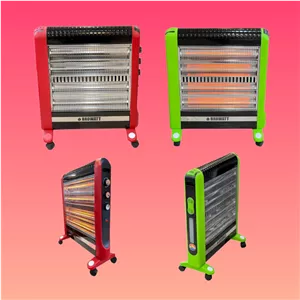 بخاری برقی چهار شعله متحرک هالوژنی برووآت و کینگلت (پس کرایه)
