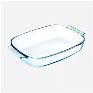 تابه فر متوسط مستطیل 39در 25 پیرکس کد 232 (ساخت فرانسه)