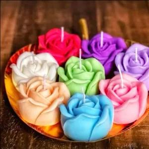 شمع رز پیچ مناسب روی آب، گیفت جشن تولد و عروسی