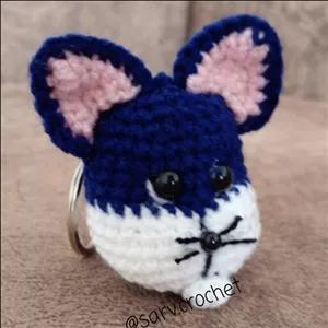 عروسک بافتنی( سرکلیدی طرح تام)