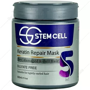 ماسک مو داخل حمام موهای خشک و آسیب دیده 5 کاره استم سل 500 میل