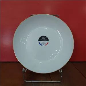 بشقاب خورشت خوری گلدن اپال مدل دیوالی لب طلا بسته 6 عددی 