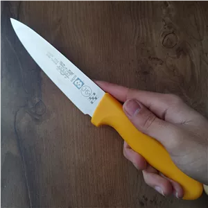 چاقو آشپزخانه اکبری دسته زرد کد P725 با ارسال رایگان