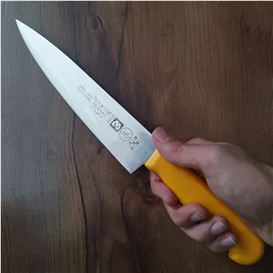 چاقو آشپزخانه اکبری دسته زرد کد 87A با ارسال رایگان