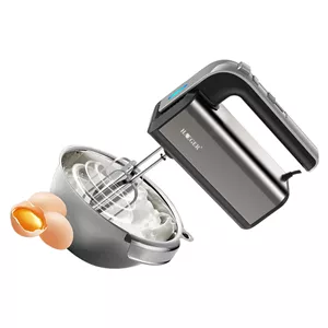 همزن دستی نیمه اتوماتیک HAEGER HG-6664 هایگر مدل HG-6664 با تنظیم 5 سرعته 500 واتی با طراحی 2 تیغه برای کیک، پخت، بستنی