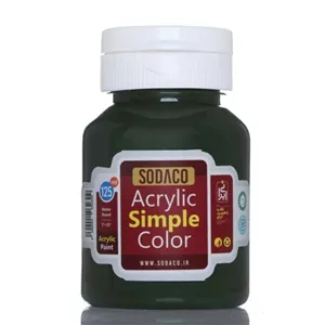 رنگ اکریلیک ساده سوداکو 125 میل یشمی کد acrylic simple 2359