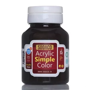  رنگ اکریلیک ساده سوداکو 125 میل قهوه ای کدacrylic simple 2303