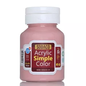 رنگ اکریلیک ساده سوداکو 125 میل کالباسی کد acrylic simple 2319