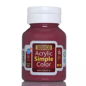 رنگ اکریلیک ساده سوداکو 125 میل سرخابی کدacrylic simple 2353