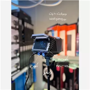 ویدیو لایت حرفه ای مدل Ovoo PL400W cob دو رنگ (Bi-Color) استودیویی ( مناسب عکاسی و فیلمبرداری حرفه ای ، آتلیه و ...)