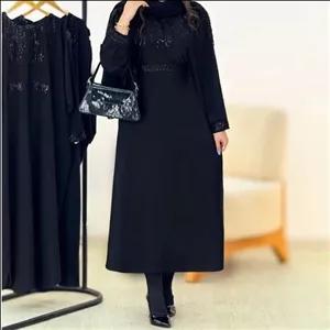 عبایی الیزه سردوش دار مه لقا فری سایز 38 تا 52