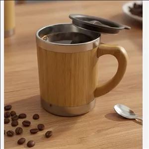 ماگ چوبی، ماگ چوبی دسته دار چوب بامبو 