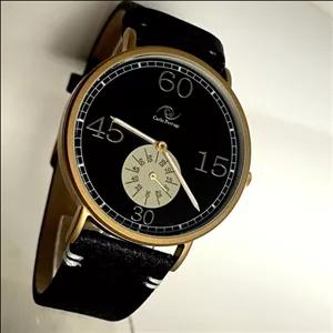 ساعت مچی اسپرت کارلو پروجی Carlo perrugi  CG3110  موتور اصل ژاپن بند چرمی درجه یک ساعت عبدی به همراه کارت گارانتی شرکتی