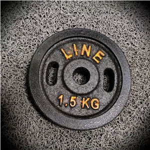 وزنه صفحه دمبل متغیر 1.5 کیلویی دور لاستیک لاین