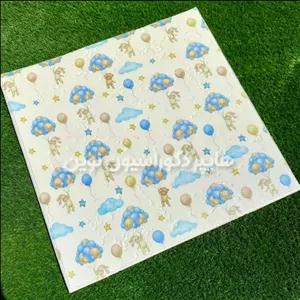 دیوارپوش فومی پشت چسبدار پتینه عروسکی(پسکرایه)