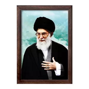 تابلو دکوراتیو طرح حضرت آیت الله خامنه ای کد 2585